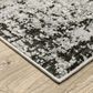 Oriental Weavers Caravan Greyed Out 5"3" x 7"6" Grey and Black Area Rug, , large