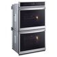 LG 2-Piece Kitchen Package with 9.4 Cu. Ft. Double Wall Oven and 30" Electric Cooktop in Print Proof Stainless Steel and Black, , large