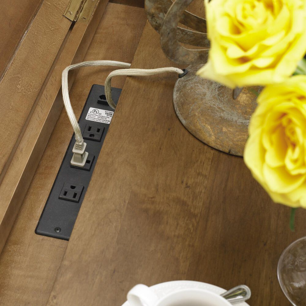 Universal Furniture New Lou King Sleigh Bed with Two Nightstands in Cognac, , large