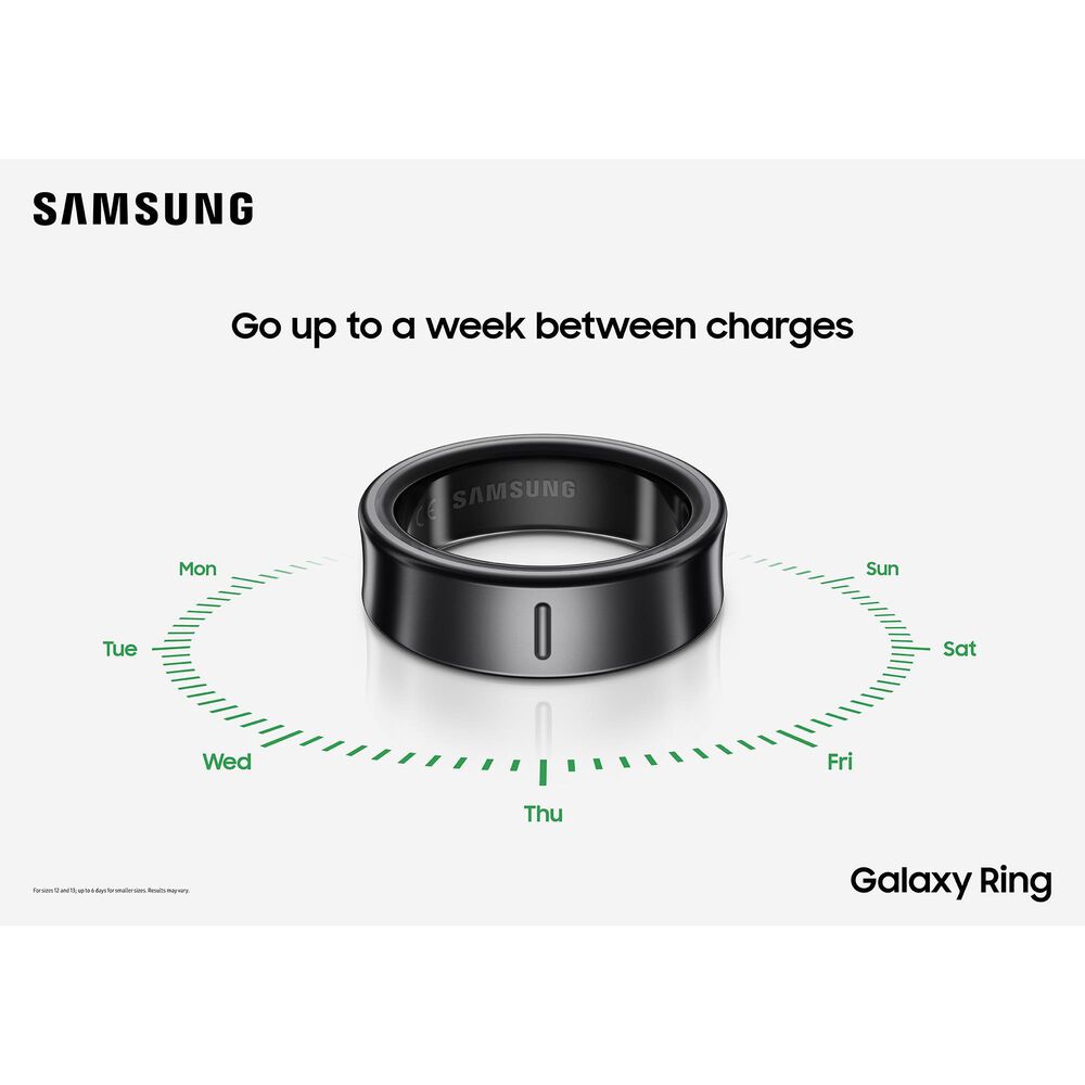 Samsung Galaxy Ring Size 11 in Titanium Black, , large