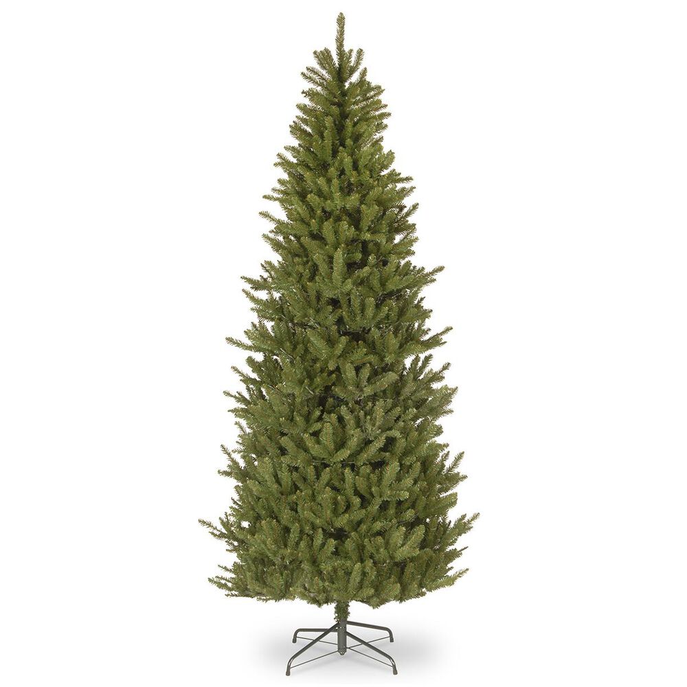 National Tree 7.5" Natural Fraser Slim Fir Hinged Tree, , large