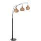 Lite Source Paige 3-Lite Arc Lamp in Black, , large
