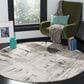 Safavieh Adirondack ADR133C 6" Round Ivory and Grey Area Rug, , large
