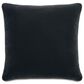 Eastern Accents Priscilla 27" Square Euro Pillow Sham in Fomo Charcoal and Edris Charcoal, , large