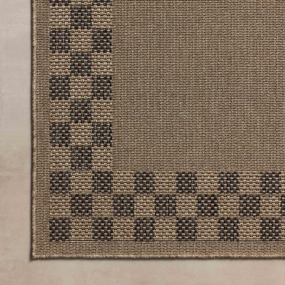 Loloi II Providence 7&#39;6&quot; x 10&#39; Natural and Charcoal Indoor/Outdoor Area Rug, , large