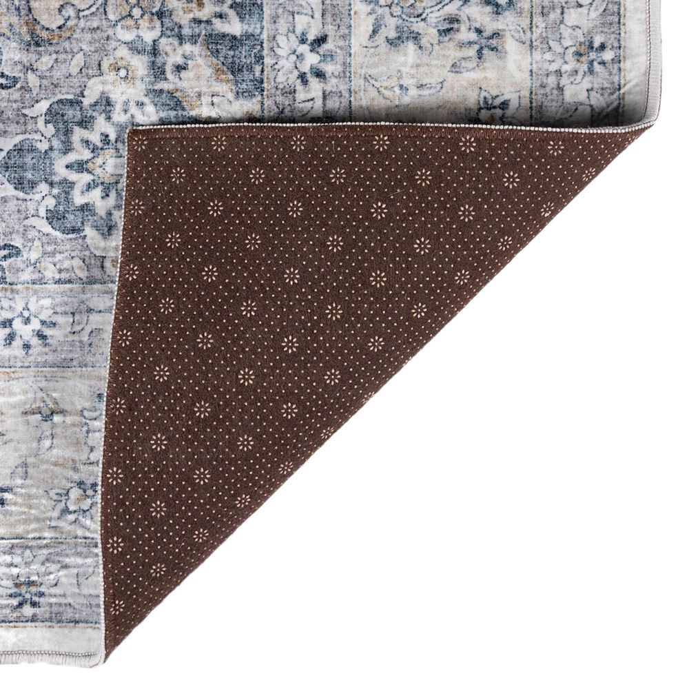 Momeni Karachi KAR-7 2&#39;3&quot; x 8&#39; Gray Runner, , large