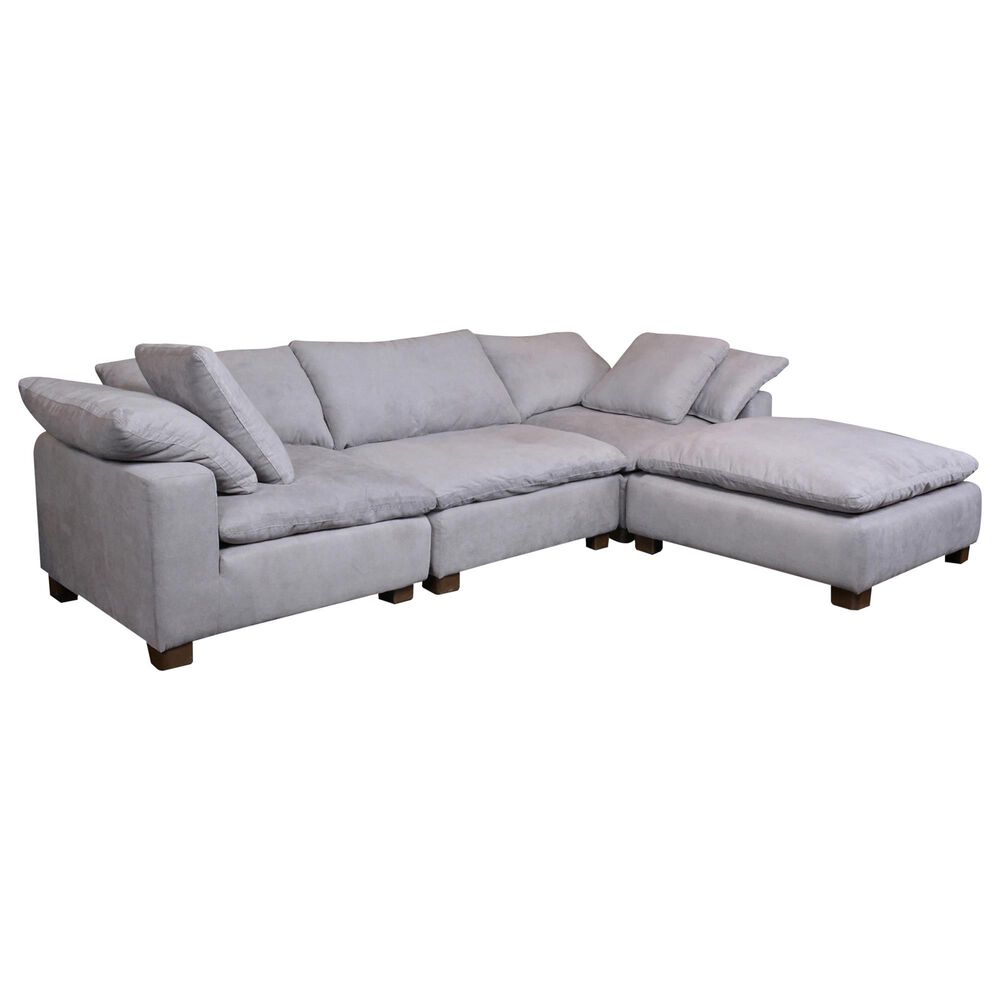 Sunset Bay Suave 4-Piece Stationary L-Shaped Sectional in Imperio Plus Tan, , large