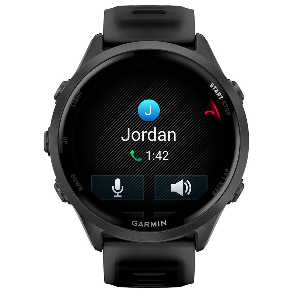 Garmin Forerunner 570 47mm Slate Gray Aluminum Case with Translucent Black and Black Band, , large