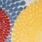 Nourison Aloha Geometric 7"10" Round Multicolor Indoor/Outdoor Area Rug, , large