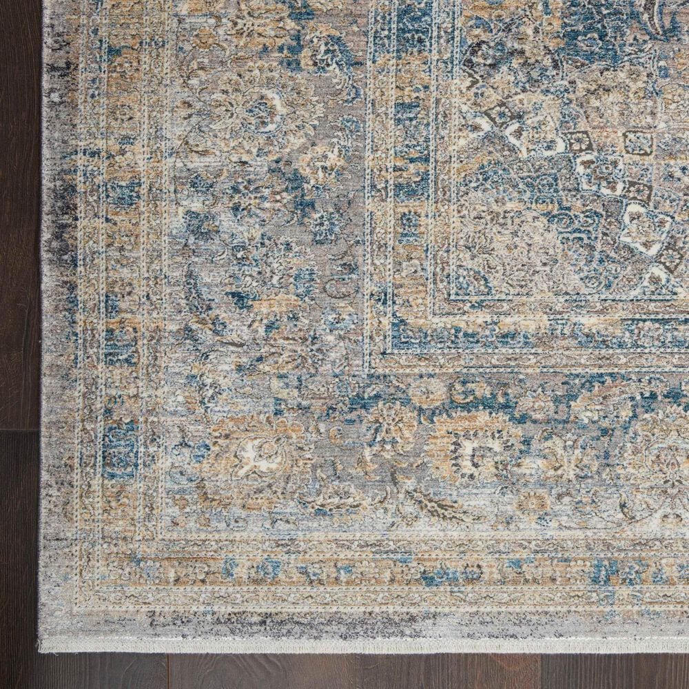 Nourison Starry Nights STN06 8&#39; x 10&#39; Cream and Blue Area Rug, , large