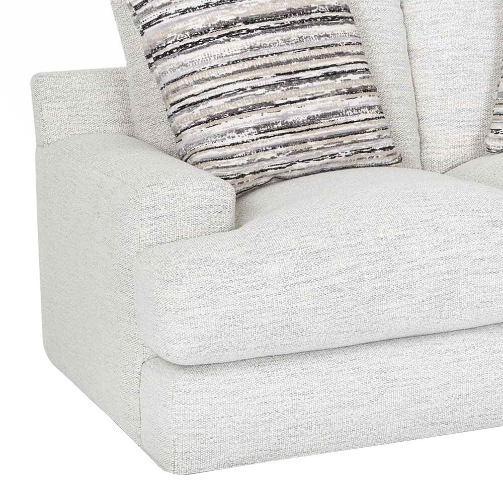 Moore Furniture Surrey Stationary Loveseat in Merino Cotton, , large