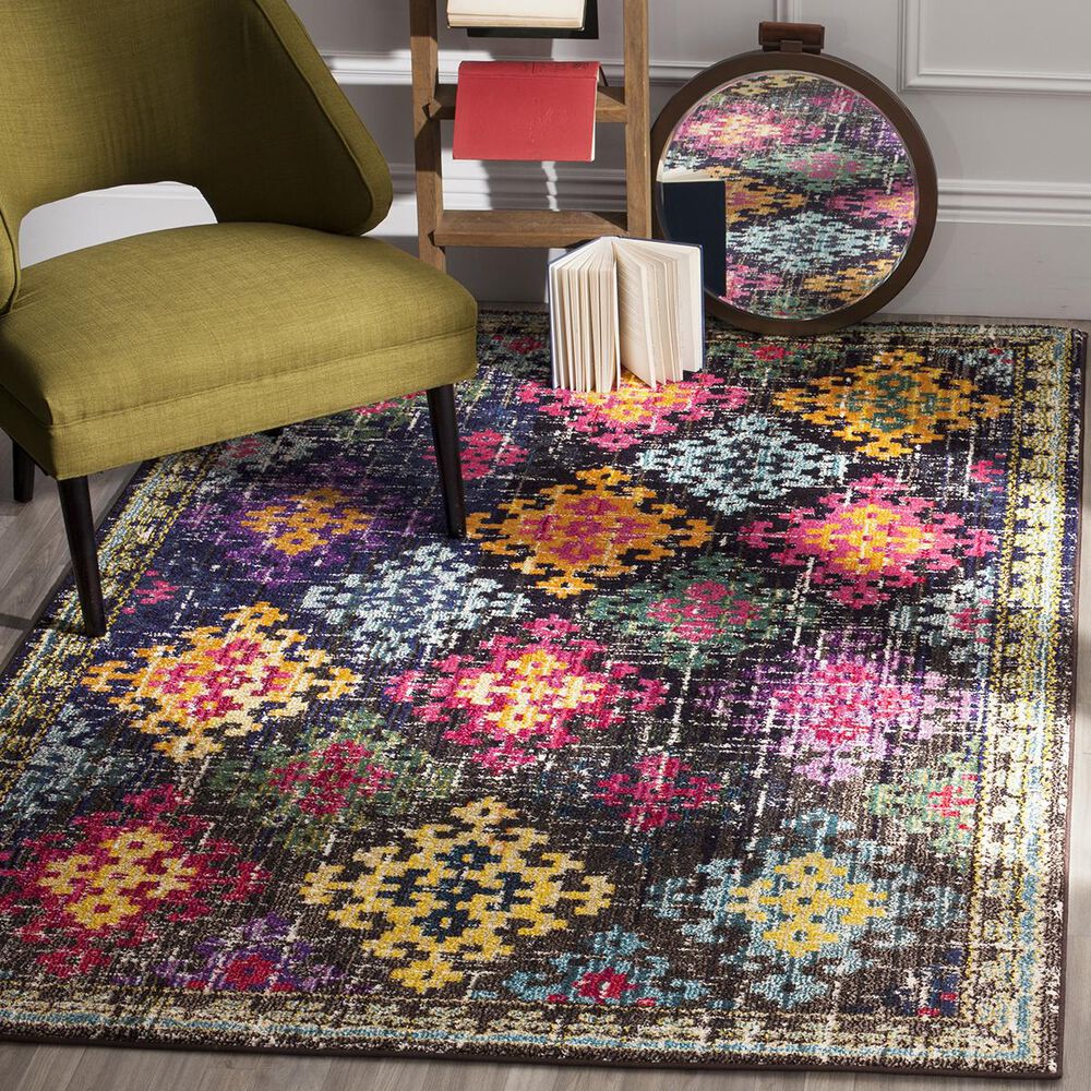 Safavieh Monaco MNC244F-4 4" x 5"7" Multi Area Rug, , large