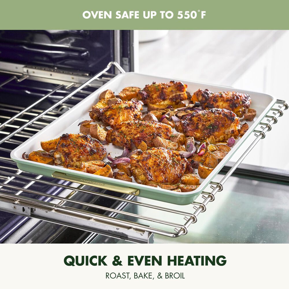 Green Pan Reserve Bakeware 7-Piece Baking Set in Sage, , large