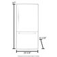 Whirlpool 19 Cu. Ft. Bottom-Freezer Refrigerator with SpillGuard Glass Shelves in Black, , large