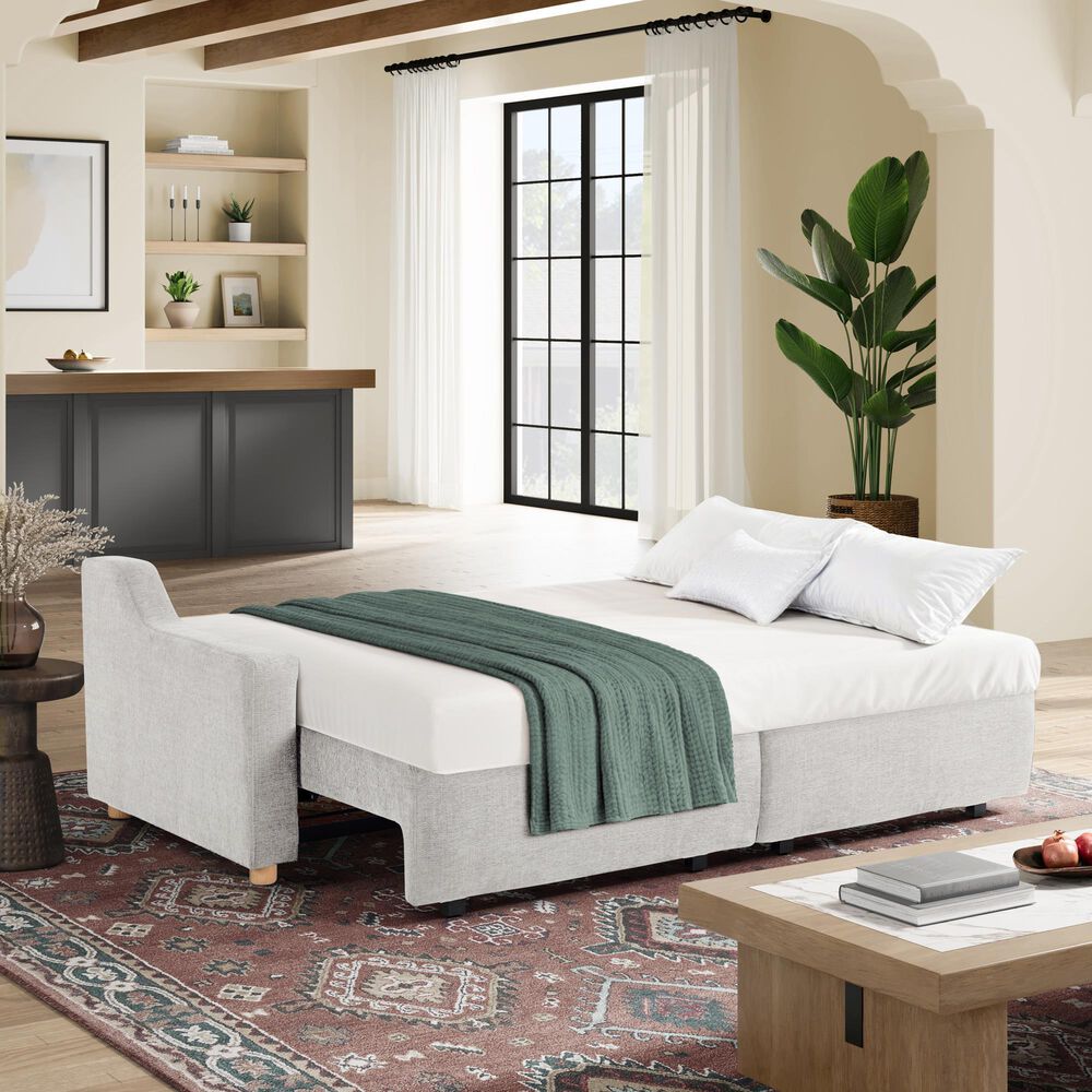 Lifestyle Solutions Glenmont Convertible Sofa in Cream, , large
