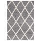Safavieh Venus Shag VNS681J 8" x 10" Grey and Ivory Area Rug, , large