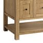 James Martin Vanities Breckenridge 36" Single Bathroom Vanity in Light Natural Oak with 3 cm White Zeus Quartz Top and Rectangular Sink, , large
