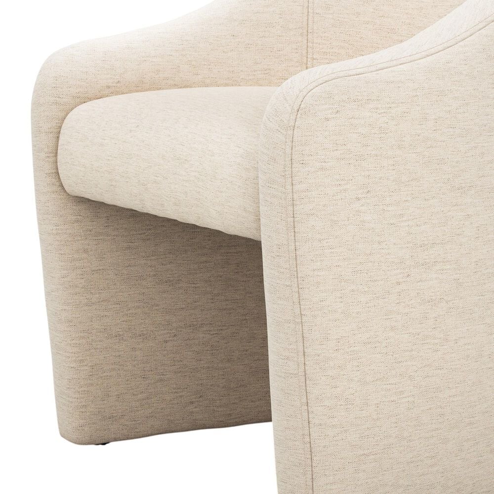 Four Hands Levi Arm Chair in Crypton Nomad Snow, , large