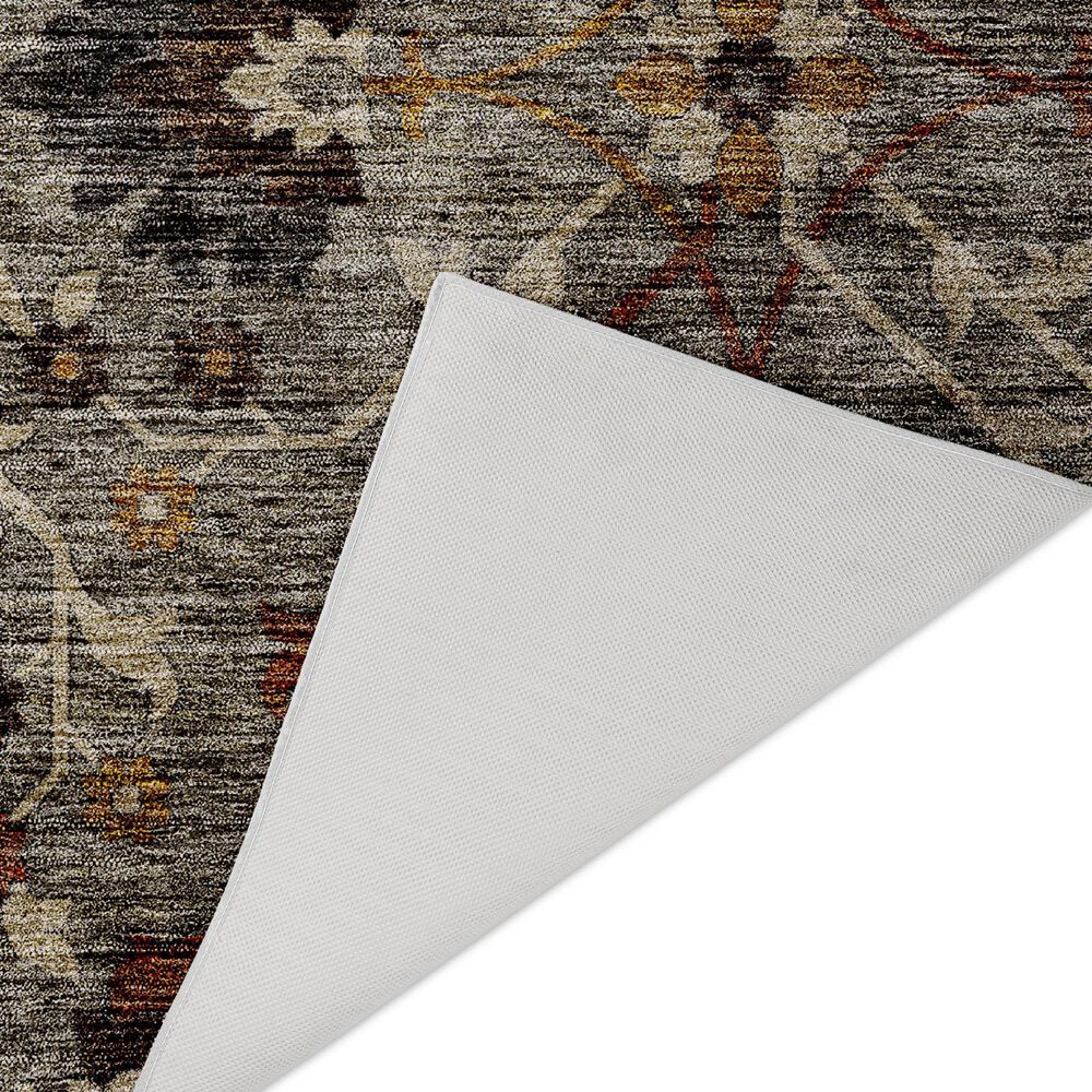 Dalyn Rug Company Silk Road Pewter, Gray, Ivory, Paprika, Sage and Gold 3&#39; x 5&#39; Area Rug, , large