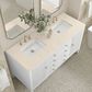 James Martin Vanities Myrrin 60" Double Vanity in Bright White with 3 cm Eternal Marfil Quartz Top, , large