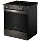 Whirlpool 30" Gas Smart Range in Black-on-Stainless Steel, , large
