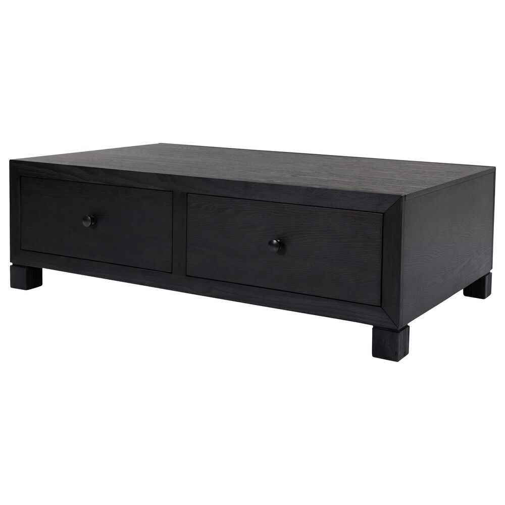 Signature Design by Ashley Foyland Cocktail Table with Storage in Black, , large