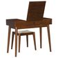 Linon Home Decor Camila Vanity with Stool in Walnut, , large