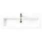 James Martin Vanities Boston 39.5" Single Wall Brackets in Radiant Gold with 3 cm White Glossy Resin Top and Rectangular Sink, , large