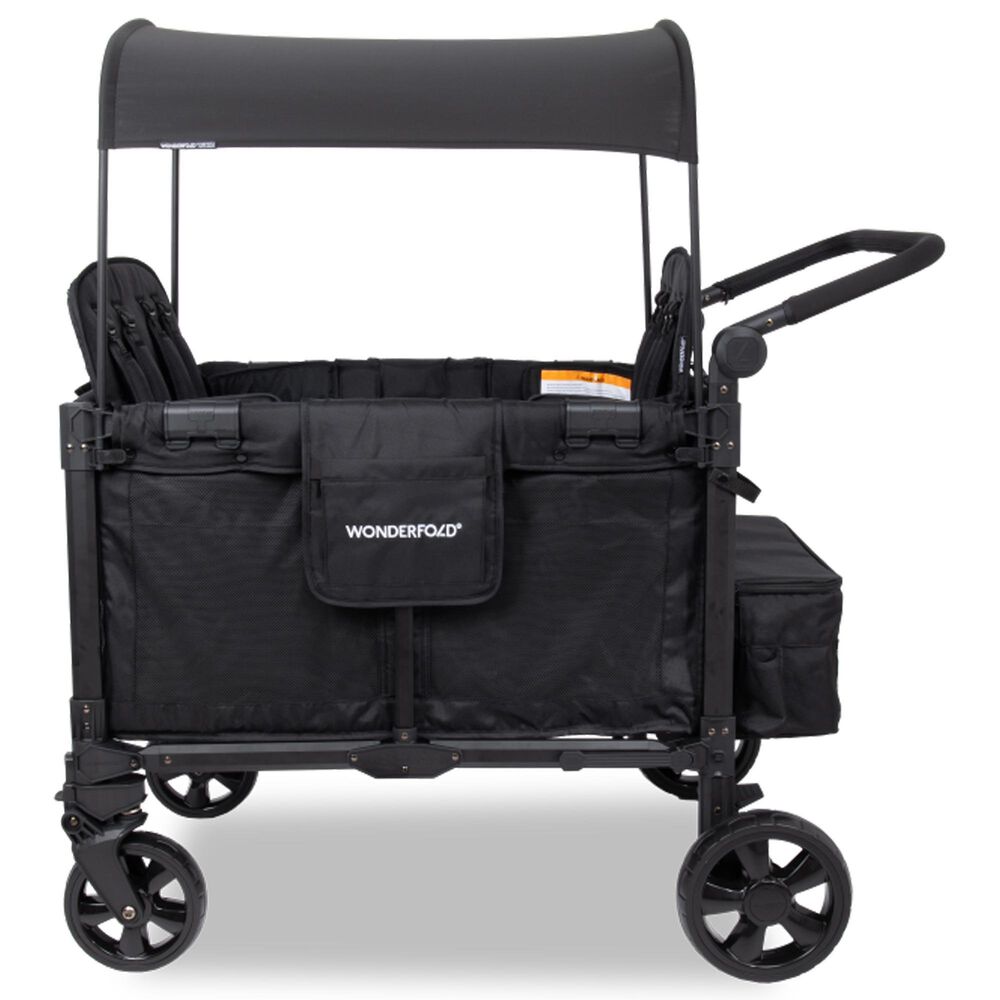 Wonderfold Elite Pro 4-Seater Stroller Wagon in Jet Black, , large