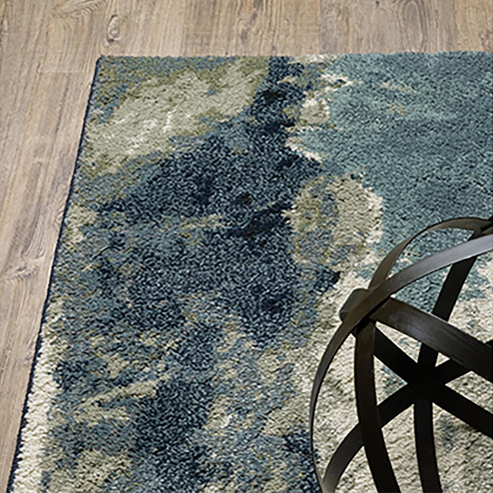 Oriental Weavers Seneca SE11A 7&#39;10&quot; x 10&#39; Blue and Green Area Rug, , large