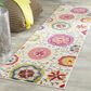 Safavieh Monaco MNC233A-212 2"2" x 12" Ivory/Multi Runner, , large