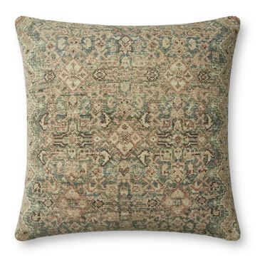 Loloi Angela Rose 18" Square Pillow in Navy and Natural, , large