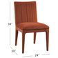Bassett Mirror Company Brianne Side Chair in Earthy Rust, , large
