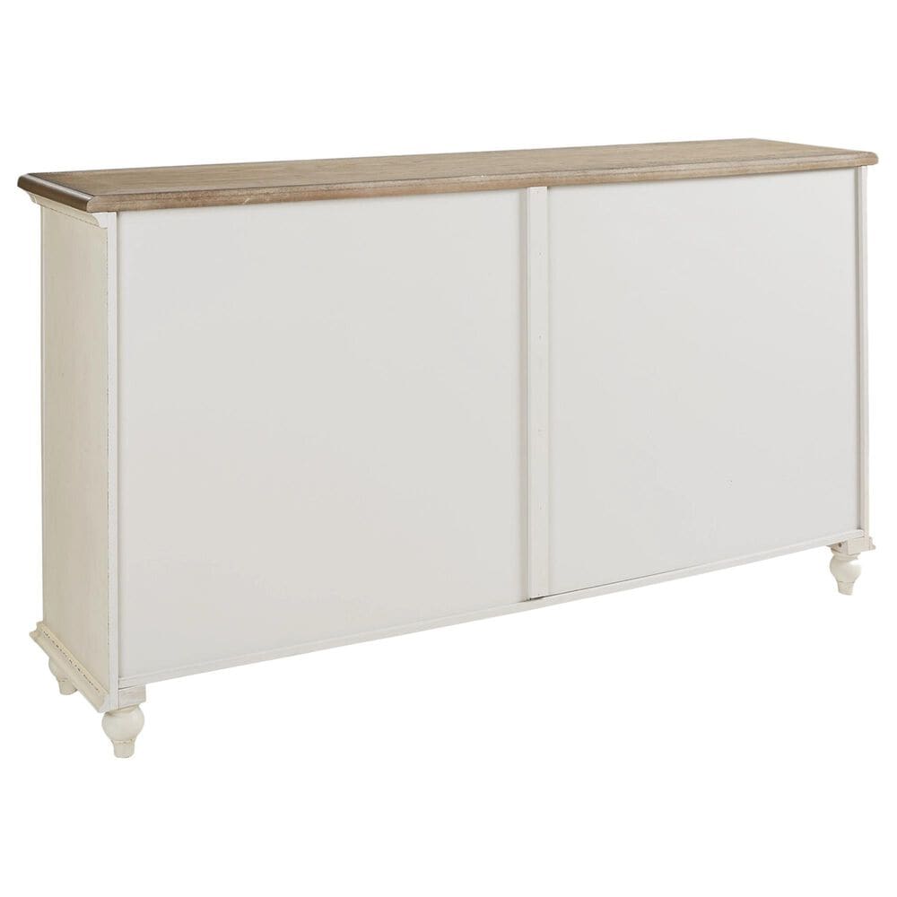 Ashley Roranville Accent Cabinet in Antique White and Brown, , large