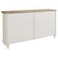 Ashley Roranville Accent Cabinet in Antique White and Brown, , large
