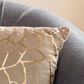 Safavieh Verzla Pillow in Beige and Gold, , large