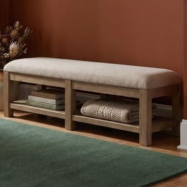 Urban Home Roycroft Upholstered Storage Bench in Gray, , large