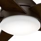 Hunter Isotope Low Profile 44" Ceiling Fan with LED Light in Brushed Cocoa, , large