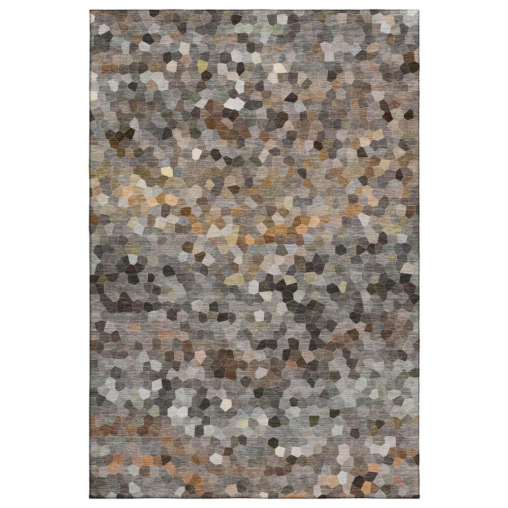 Dalyn Rug Company Kaleidoscope Pewter 5" x 7"6" Indoor/Outdoor Area Rug, , large