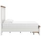 Ashley Savonport 5 Piece Queen Storage Bedroom Set in White and Brown, , large