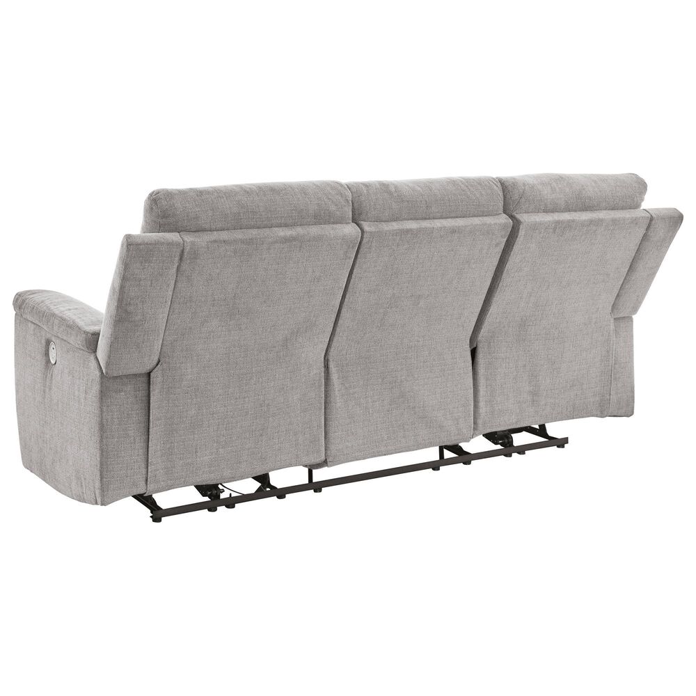 Ashley Barnsana Power Reclining Sofa in Ash, , large