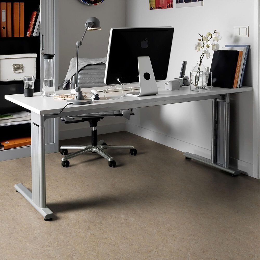 Forbo Marmoleum Cinch Loc Seal 12&quot; x 12&quot; Laminate Tile in Weathered Sand, , large