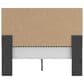 Ashley Zuraleus Queen Upholstered Storage Bed in Matte Black and Chrome, , large