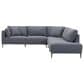Kuka (Hk) Trade Co Lmt Motion Becki Owens 4-Piece Stationary Right Facing Sectional in Marin Demin, , large