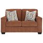 Ashley Aviemore Stationary Sofa and Loveseat Set in Spice, , large
