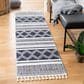Safavieh Marrakesh MRK515B 2"2" x 12" Ivory and Blue Runner, , large