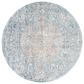 Safavieh Dream DRM412M 6"7" Round Blue and Grey Area Rug, , large