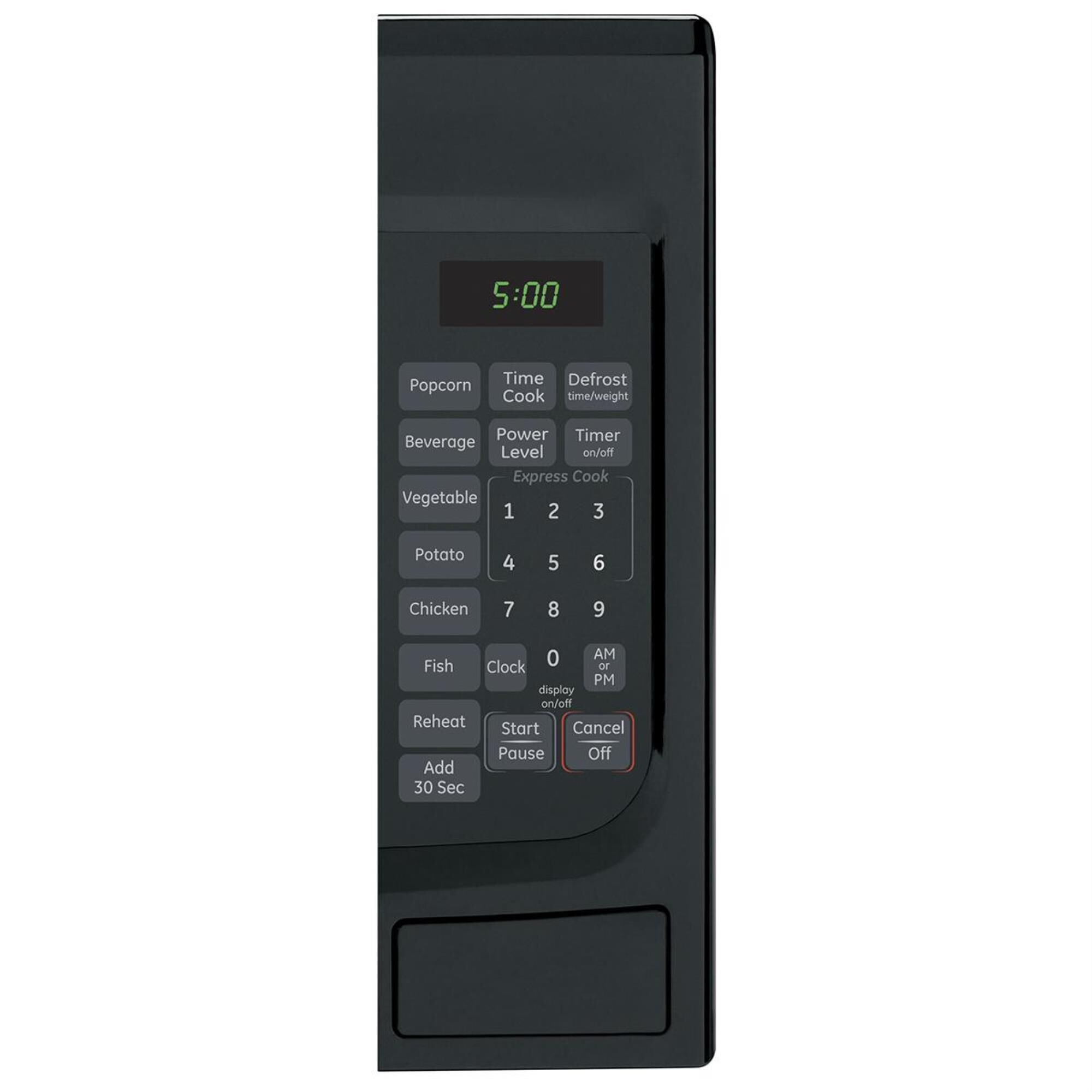 Ge 1.4 microwave outlet black