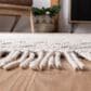 Safavieh Natura NAT351A 8" Square Ivory and Grey Area Rug, , large