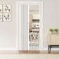 Rta Products Llc Loft Series 48" Premium Double Walled PVC Foldable Accordion Doors in White Oak, , large